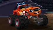 A.J. and Blaze in BLAZE AND THE MONSTER MACHINES on Nickelodeon.  Photo:  Nickelodeon. ©2014 Viacom International, Inc.  All Rights Reserved.