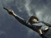 Timothy Olyphant as Raylan Givens.