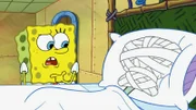 L-R: SpongeBob, Squidward