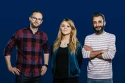 Die Moderatoren (von links): Rainer Maria Jilg, Sabine Pusch und Ramo Ali.