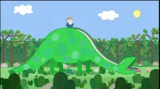 v.li.: Grampy Rabbit, Peppa Pig
