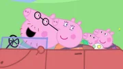 v.li.: Daddy Pig, Mummy Pig, George Pig, Peppa Pig
