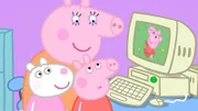 v.li.: Suzy Sheep, Mummy Pig, Peppa Pig