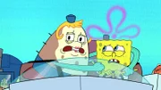 L-R: Mrs. Puff, SpongeBob