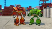 Blaze, AJ (oben) und Pickle (r.)