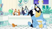 L-R: Bingo, Bluey, Bandit