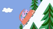 v.li.: Peppa Pig, George Pig, Daddy Pig, Mummy Pig