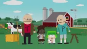 L-R: Terrance, girl scout, Kyle, Phillip
