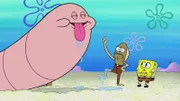 L-R: Alaskan Bull Worm, Fred, SpongeBob