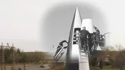 Peenumunde oben auf der Rakete. (NARA)