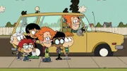 v.li.: Lincoln, Zach, Stella, Rusty, Clyde, Liam, Rodney