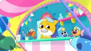 L-R: William, Baby Shark, Hank, Goldie