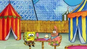 L-R: SpongeBob, Patrick