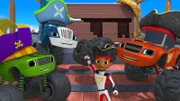 L-R: Pickle, Crusher, AJ, Blaze