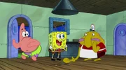 L-R: Patrick, SpongeBob, Barry Blobfish