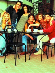 Lisa Kudrow als Phoebe Buffay, Matt Le Blanc als Joey Tribbiani, Courteney Cox Arquette als Monica Geller, Matthew Perry als Chandler Bing, Jennifer Aniston als Rachel Green, David Schwimmer als Ross Geller