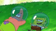 L-R: Patrick, Wormy, SpongeBob