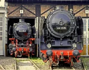 steam locomotive, Gouth German Railway Museum,