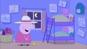 Granny Pig (l.), George Pig (unten, r.), Peppa Pig (oben, r.)