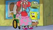 L-R: Mr. Krabs, SpongeBob