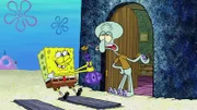 L-R: SpongeBob, Squidward