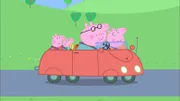 L-R: Peppa Pig, George Pig, Daddy Pig, Mummy Pig