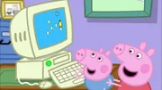 L-R: George Pig, Peppa Pig