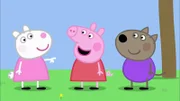 L-R: Suzy Sheep, Peppa Pig, Danny Dog