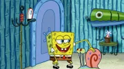 L-R: SpongeBob, Gary