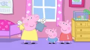 L-R: Chloé Pig, George Pig, Peppa Pig