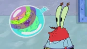 L-R: SpongeBob, Mr. Krabs