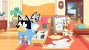 L-R: Bandit, Bluey, Bingo