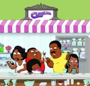 (v.l.n.r.) Donna Tubbs-Brown; Cleveland Brown Jr.; Rallo Tubbs; Cleveland Brown; Roberta Tubbs