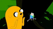 L-R: Jake (John DiMaggio), Finn (Jeremy Shada)