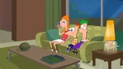 L-R:  Candace Flynn, Phineas Flynn,  Ferb Fletcher