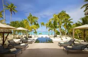 A villa pool at The Brando Hotel, French Polynesia.