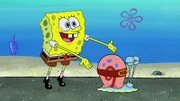 L-R: SpongeBob, Gary