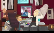 Max und Maestro im Studio© hr/Monello Productions - MP1 - Honorarfreie Verwendung gemäß AGB im redaktionellen Zusammenhang mit genannter Sendung bei Nennung "Bild: hr/Monello Productions - MP1". Andere Verwendung nur nach Absprache. KiKA Unternehmenskommunikation - bildredaktion@kika.de Telefon: +49.361.218-1826