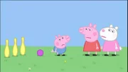 v.li.: George Pig, Peppa Pig, Suzy Sheep