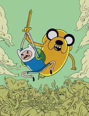 L-R:Finn (Jeremy Shada) ,Jake (John DiMaggio)