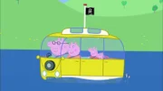 L-R: Daddy Pig, Mummy Pig, Peppa Pig, George Pig