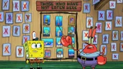 L-R: SpongeBob, Mr. Krabs