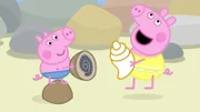 L-R: George Pig, Peppa Pig