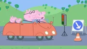 L-R: Peppa Pig, George Pig, Daddy Pig, Mummy Pig