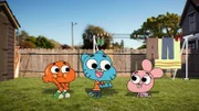 l-r: Darwin Watterson, Gumball Watterson, Anais Watterson