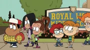 Zach (3.v.r.), Liam (2.v.r.), Rusty (r.)