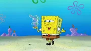 L-R: Shiny Bubble, SpongeBob