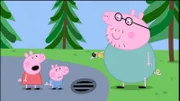 v.li.: Peppa Pig, George Pig, Daddy Pig