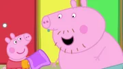 L-R: Peppa Pig, Daddy Pig