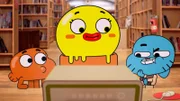 l-r: Darwin, Sarah G. Lato, Gumball